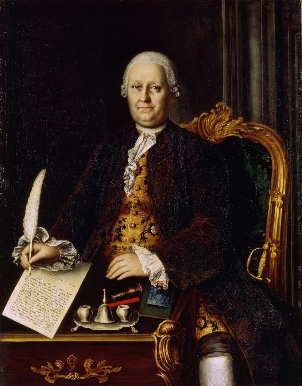 Portrett av Sava Yakovlevich Yakovlev 1713-1784, 1767 av Mina Lukich Kolokolnikov
