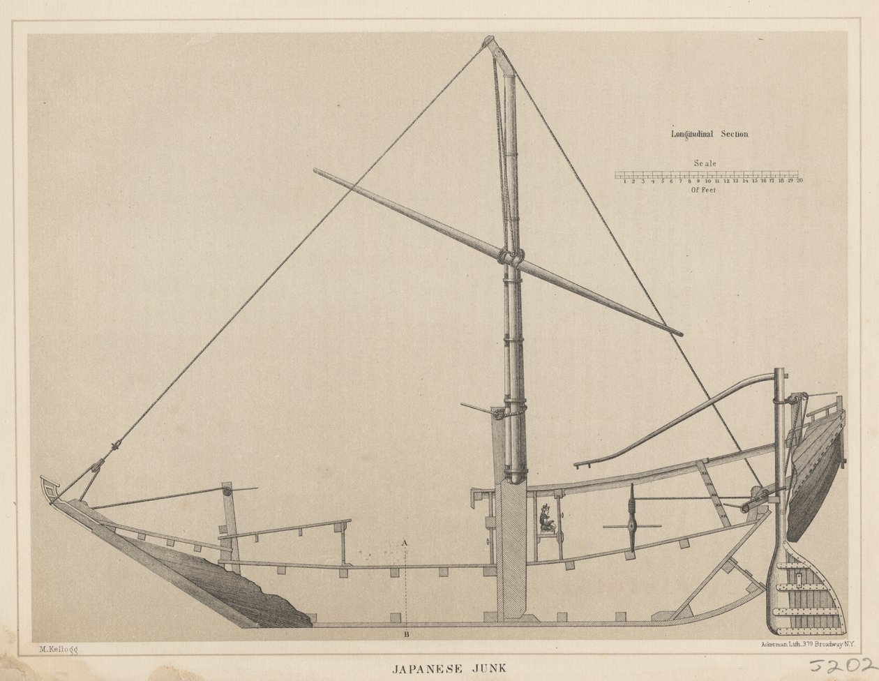 Japansk søppel, 1855 av Miner Kilbourne Kellogg