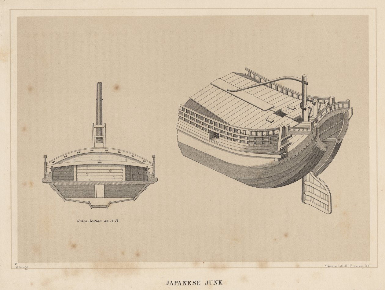 Japansk søppel, 1855 av Miner Kilbourne Kellogg