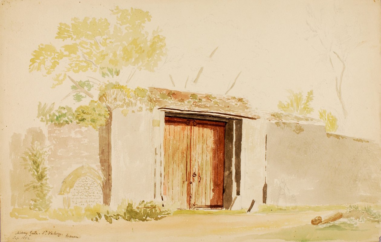 Abbey Gate-St. Valery av Miner Kilbourne Kellogg