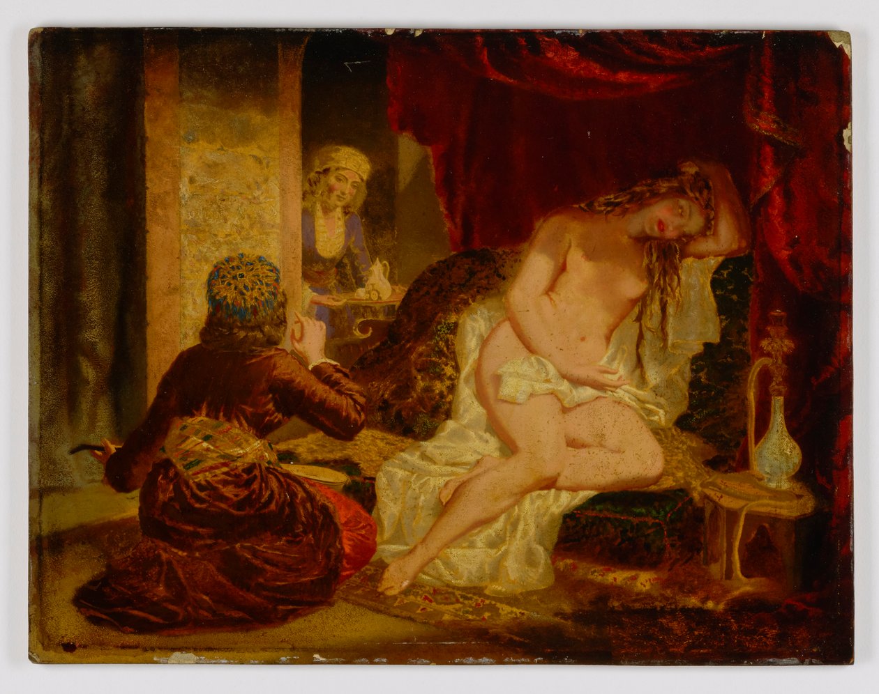 Orientalsk prinsesse etter badet, ca. 1866. av Miner Kilbourne Kellogg