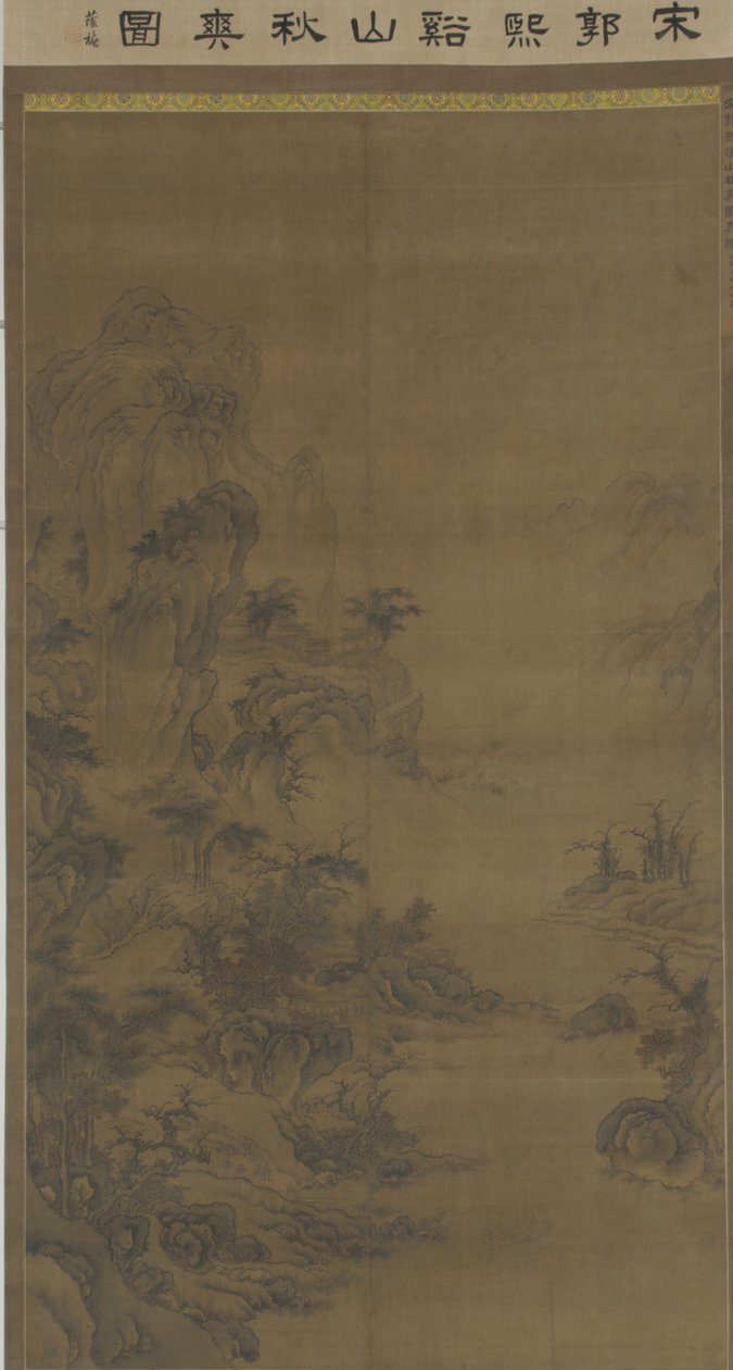 Klar høst over bakker og bekker, ca.1600 av Ming Dynasty Chinese School