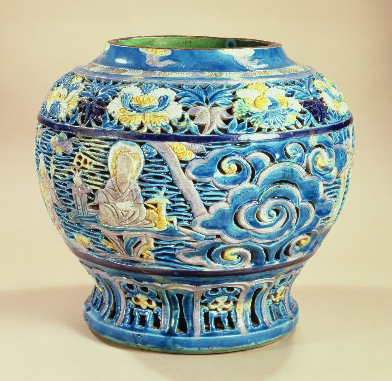 Stor vase, Ming-dynastiet av Ming Dynasty Chinese School