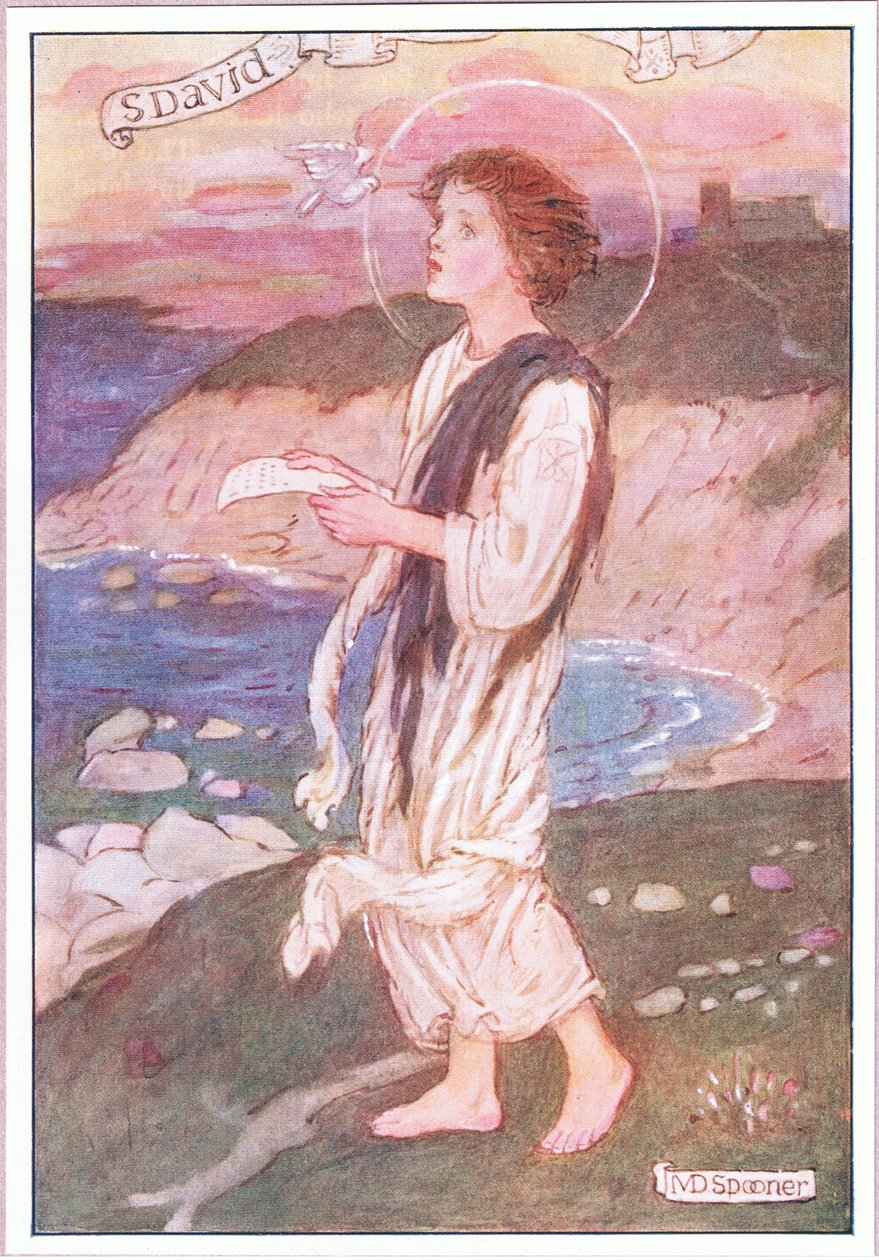 Rene lepper som ikke noen stygge ord har falt fra (farge litho) av Minnie Didbin Spooner