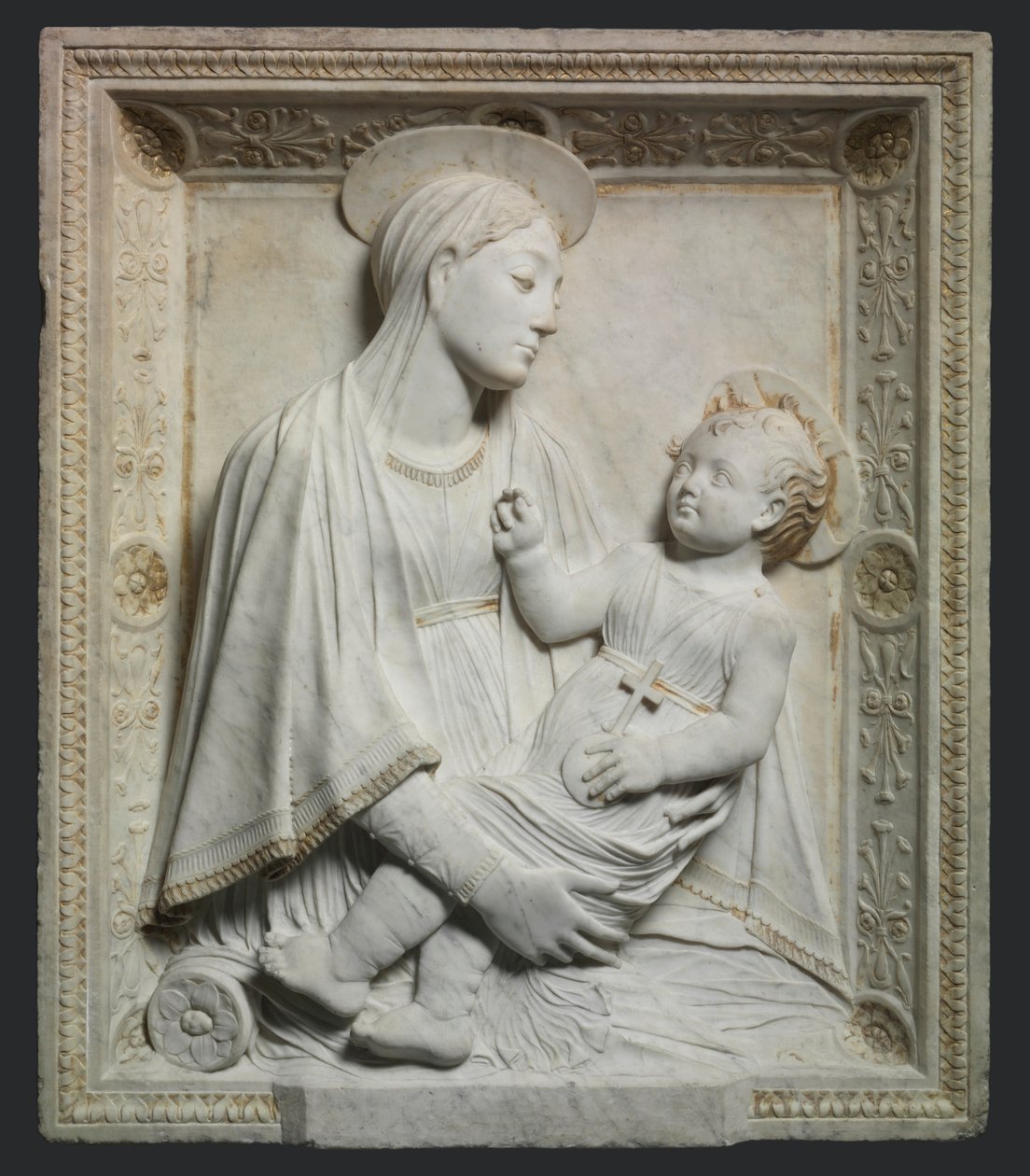 Madonna og barn, innen 1461. av Mino da Fiesole