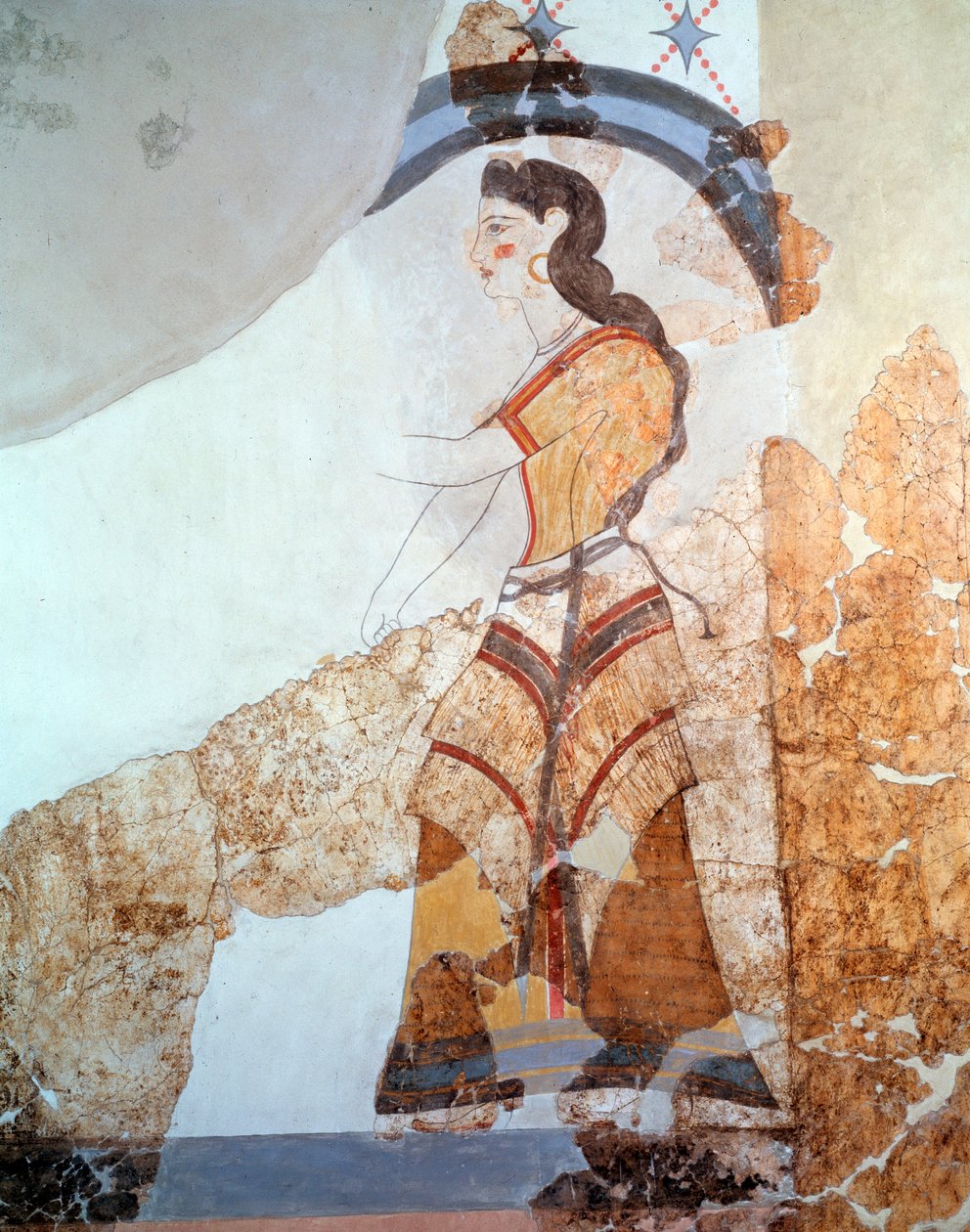 Kvinnefigur (fresko av Minoan