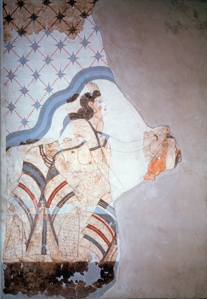 Kvinnefigur (fresko av Minoan