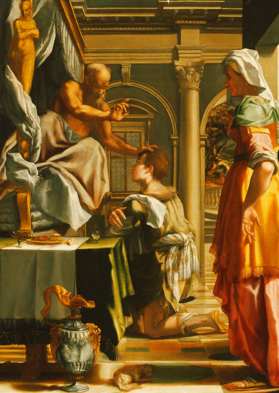 Isak velsigner Jakob, av Mirabello Cavalori