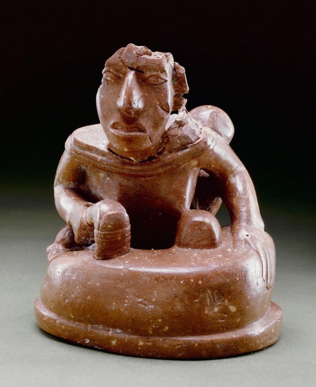 Birger-figur, 1000-1250 (bauxitt) av Mississippian culture