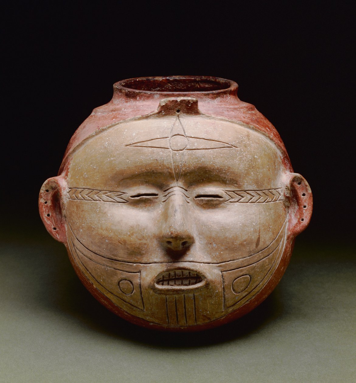 Menneskelig bildekar, sen Mississippian periode, 1300-1500 (keramikk) av Mississippian culture