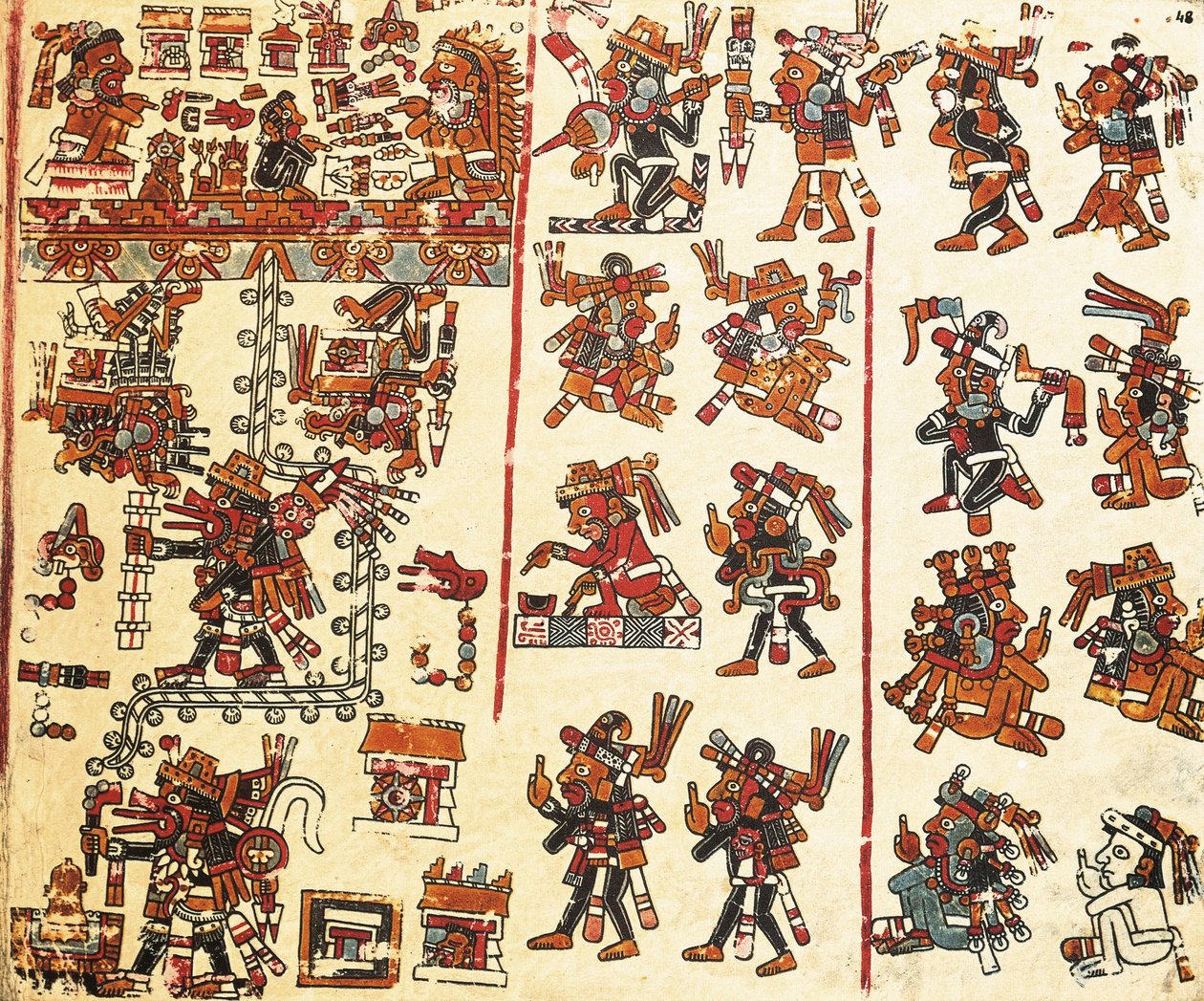Den meksikanske Codex of Venezia av Mixtec Mixtec