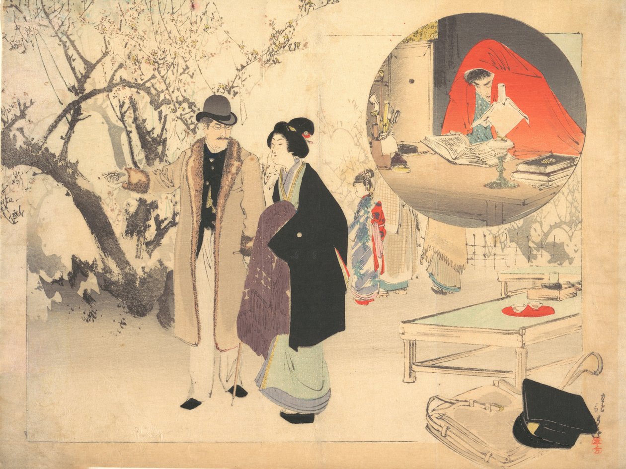 Tedemon After LD Golden Yasha, ikke sant? 1903. av Mizuno Toshikata