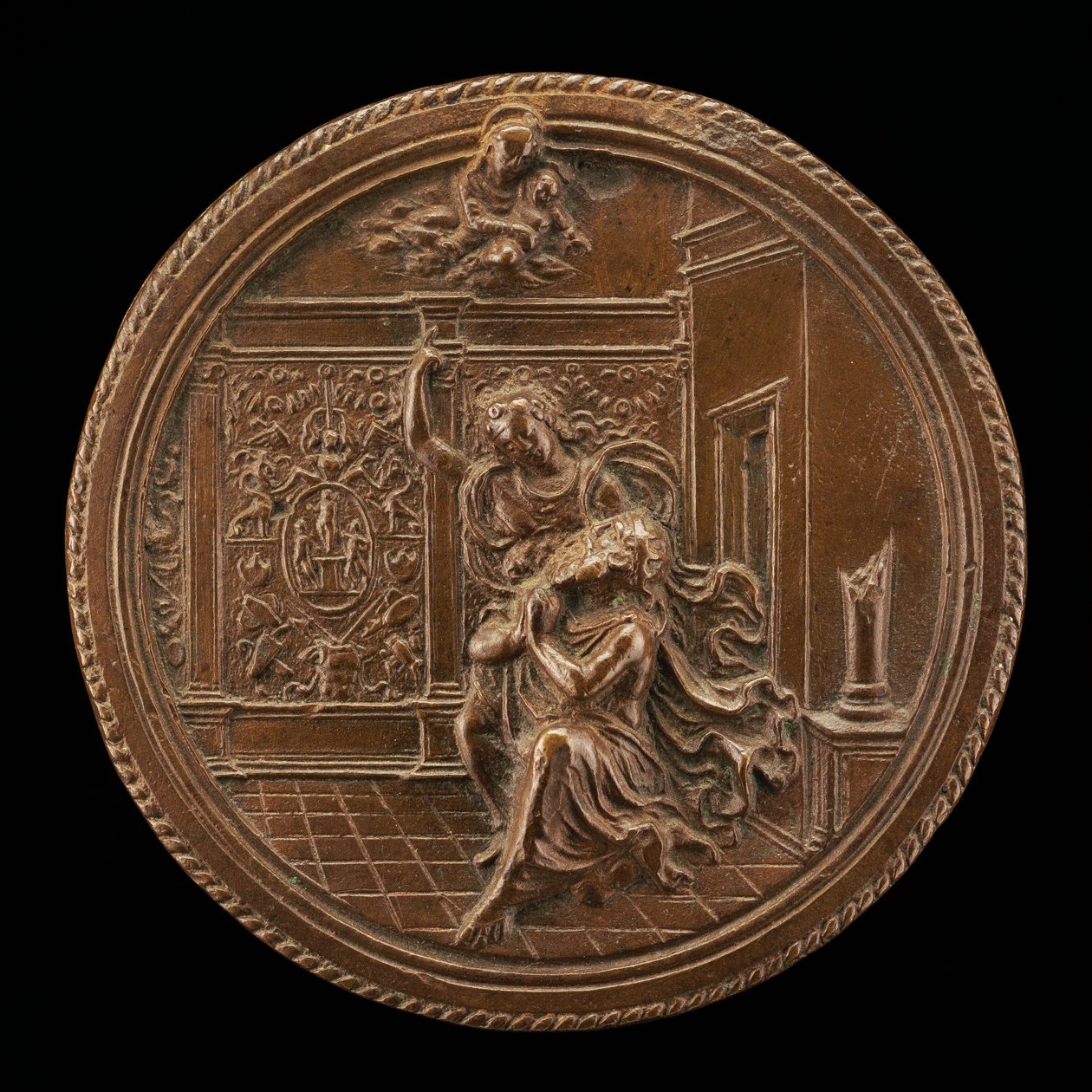 Augustus og den tiburtinske sibylla, slutten av 1400-tallet - begynnelsen av 1500-tallet. av Moderno
