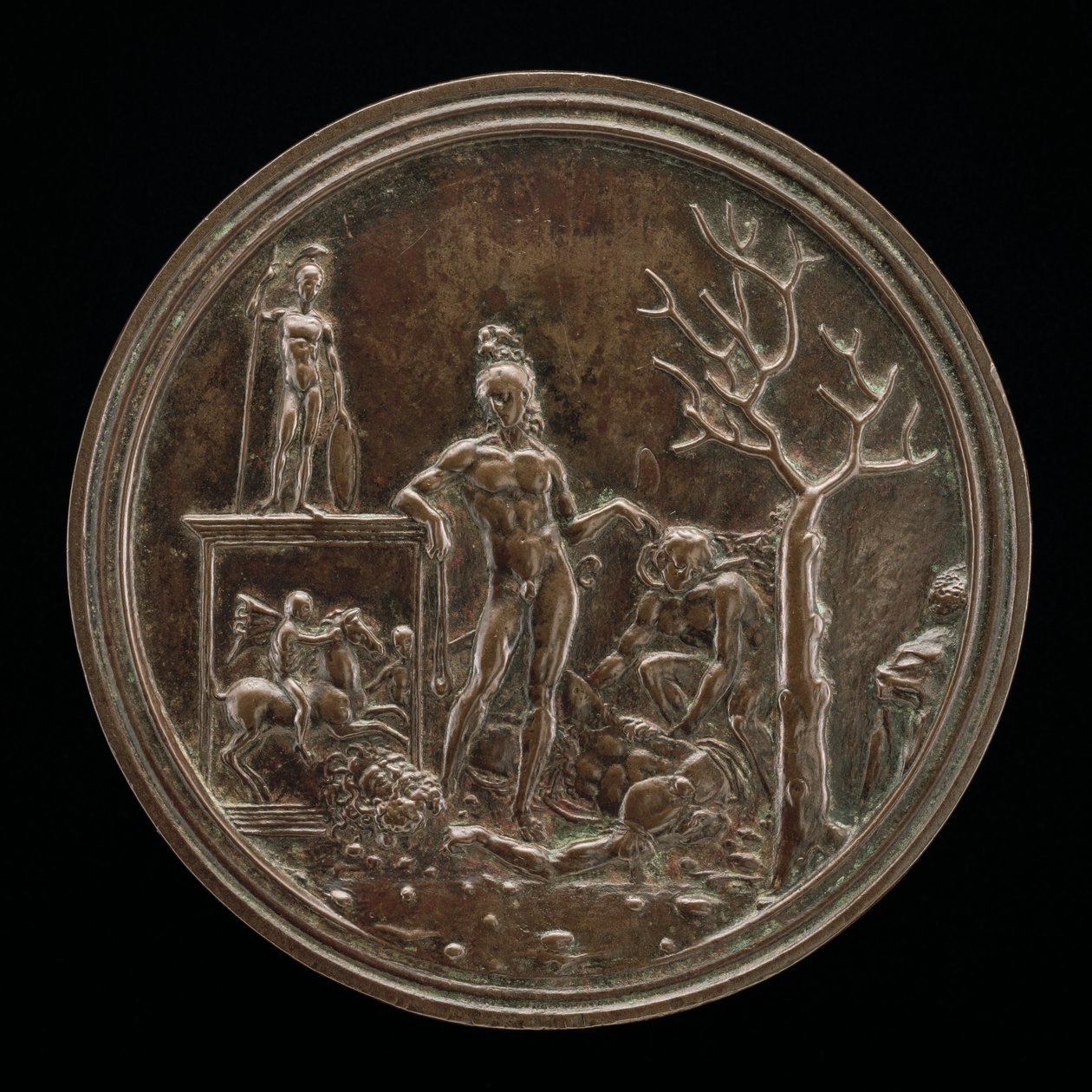 David triumferte over Goliat, 1507 eller før. av Moderno