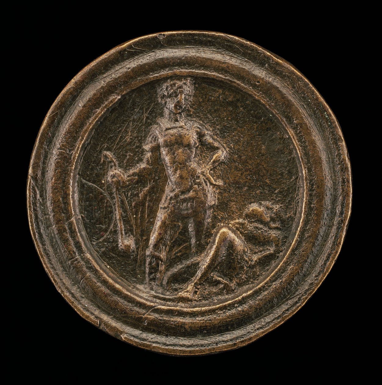 David og Goliat, midten eller slutten av 1490-tallet. av Moderno