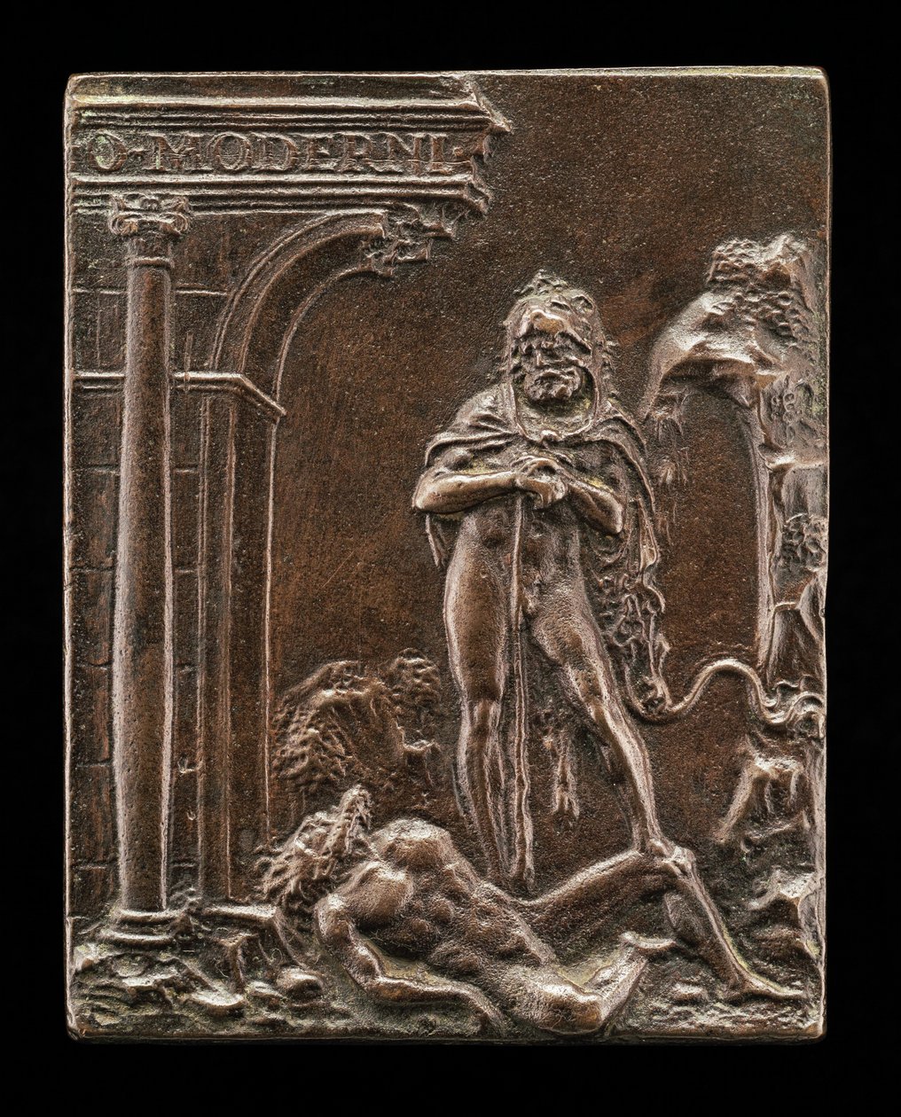 Hercules triumferende over Antaeus, slutten av 1400-tallet - begynnelsen av 1500-tallet. av Moderno