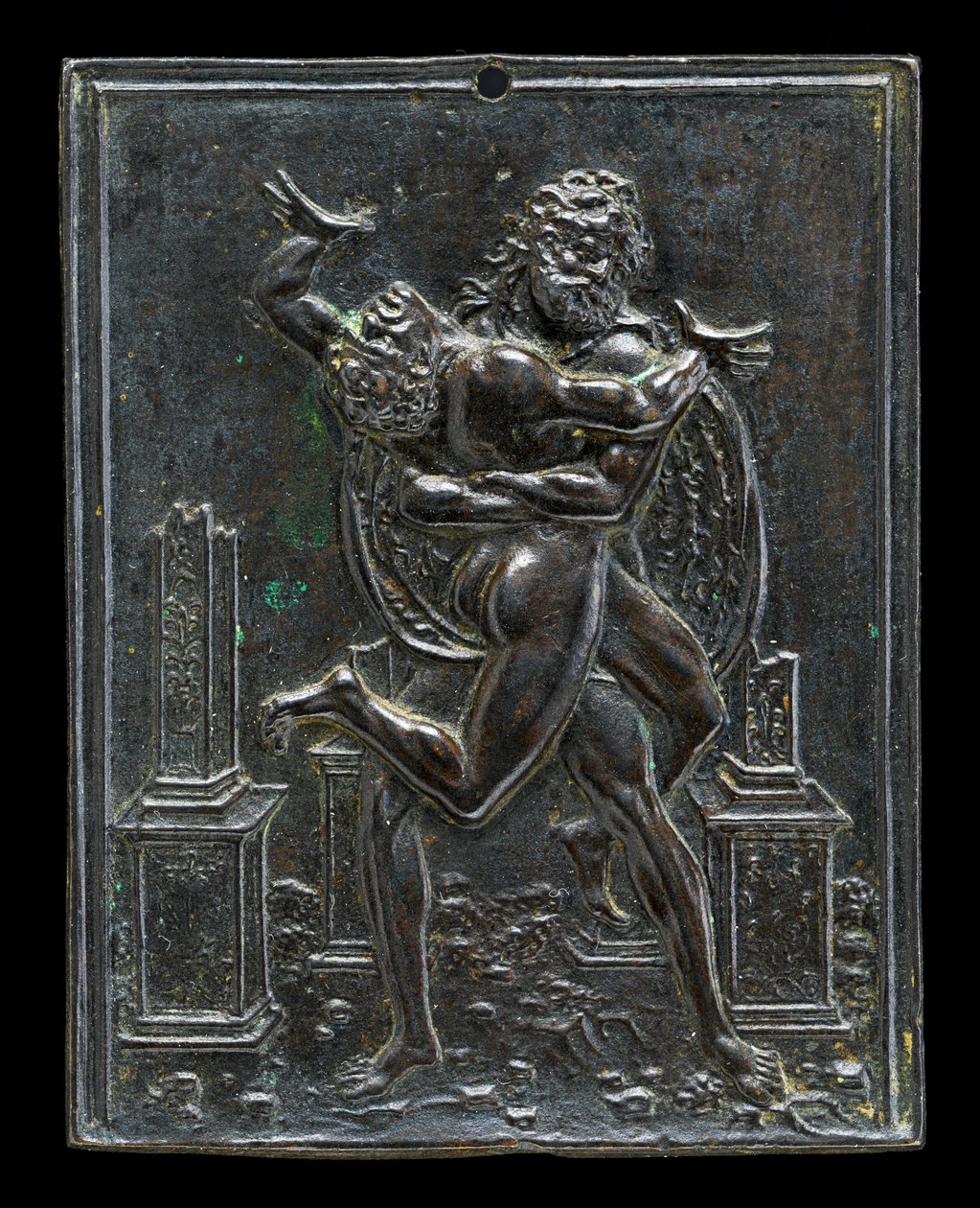 Hercules og Antaeus av Moderno