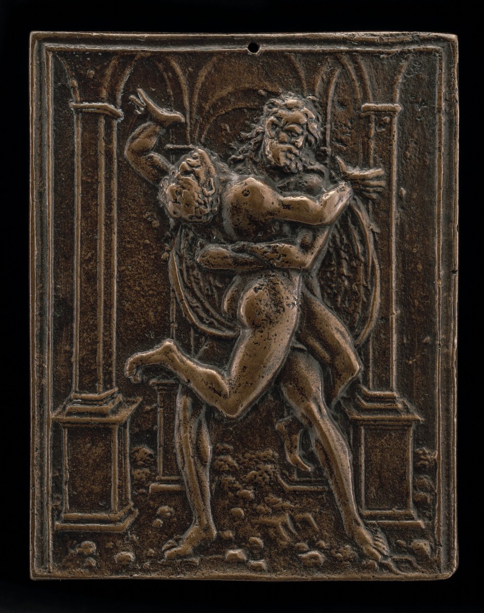 Hercules og Antaeus av Moderno