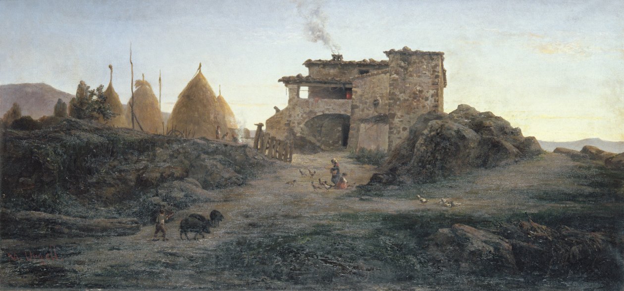 Landlig område, 1906 av Modest Urgell