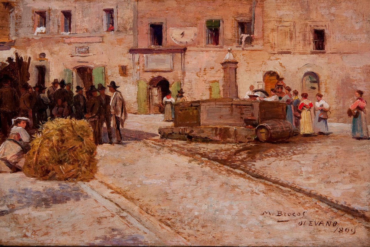 Olevano Romano, Italia av Modesto Brocos Gómez