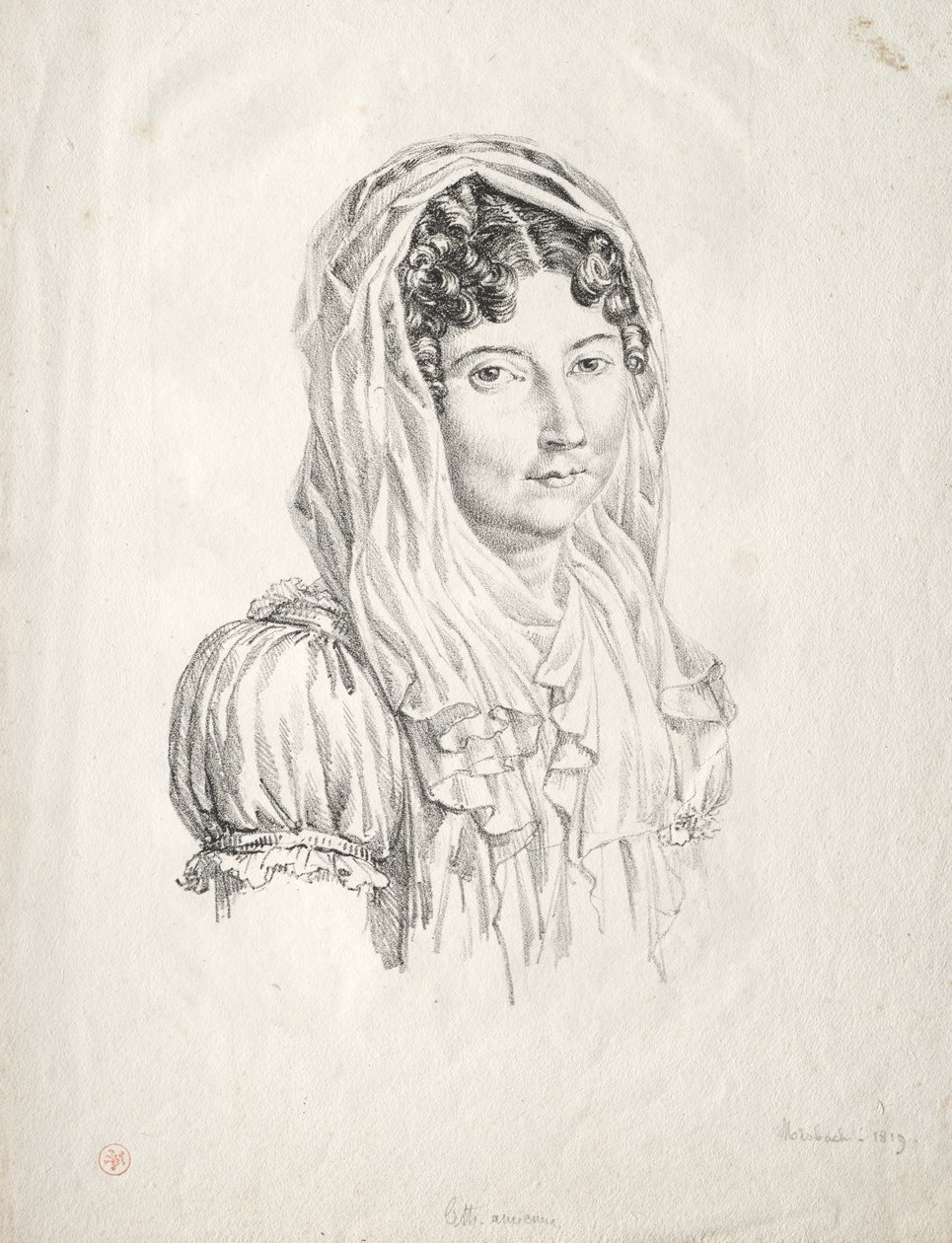 Portrett av en kvinne av Moisbach