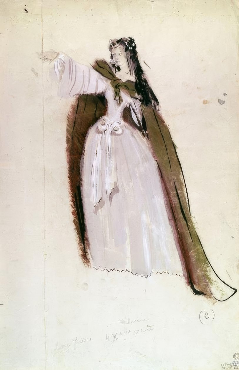 Figur av Elvire av Molière