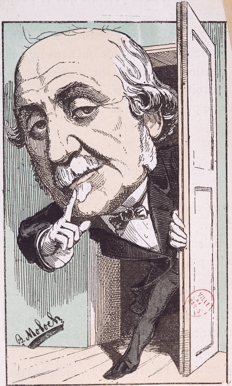 Karikatur av Albert, Duc de Broglie (1821-1901) av Moloch