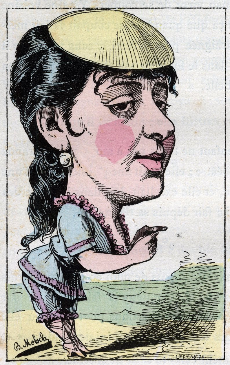 Anne Marie-Louise (Marie Louis) Damiens, kjent som Anna Judic, fransk komiker av Moloch