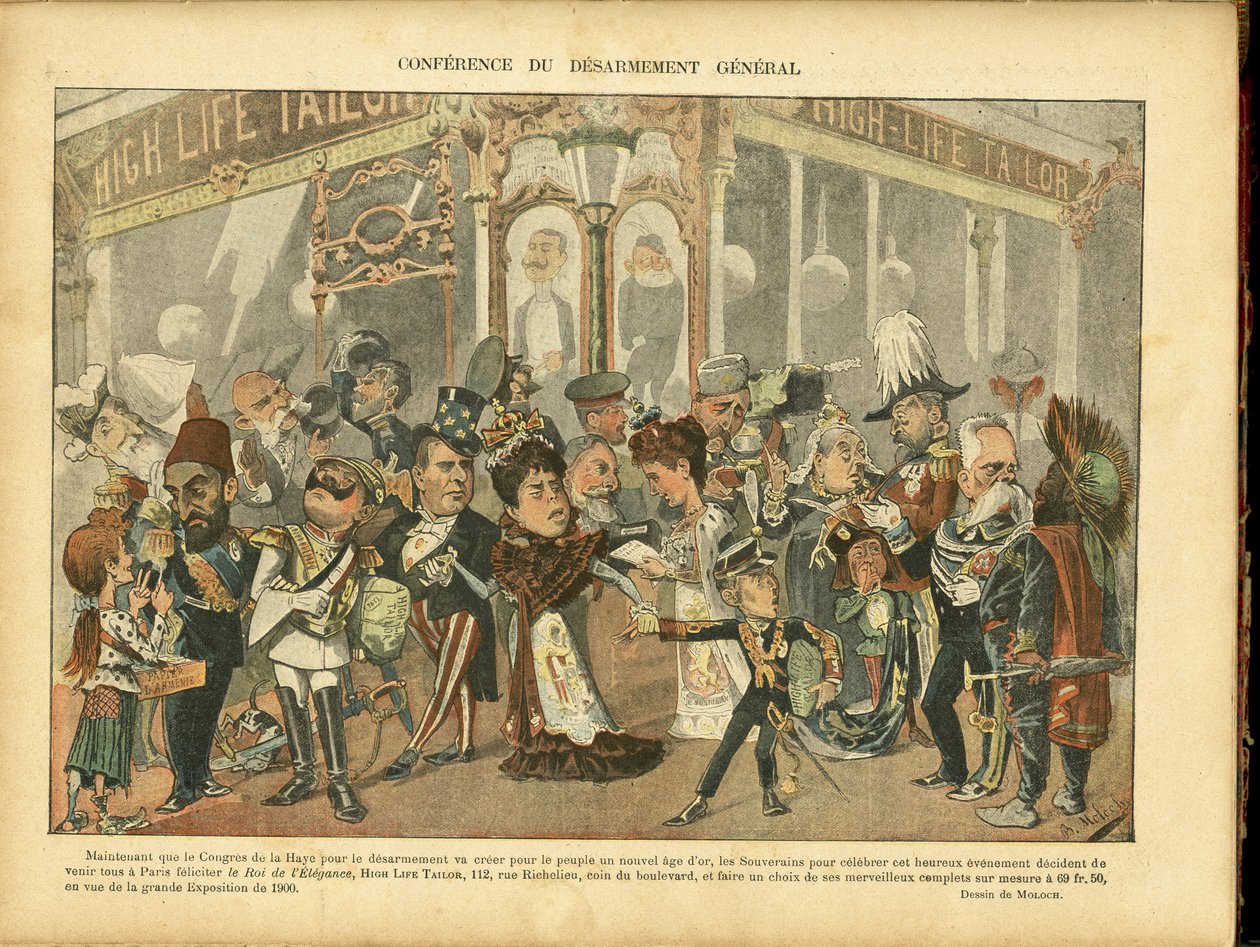 Illustrasjon av Moloch (1849-1909) i Le Rire av Moloch