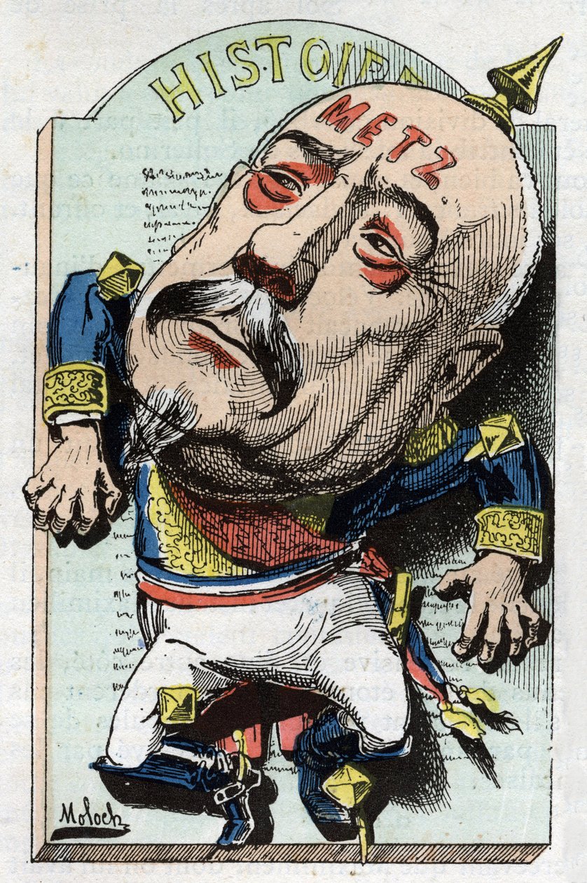 Full lengde portrett av Francois Achille Bazaine (Francois-Achille av Moloch