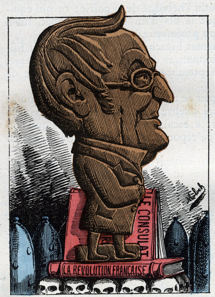 Portrett av Adolphe Thiers (1797-1877), president i den franske republikken av Moloch