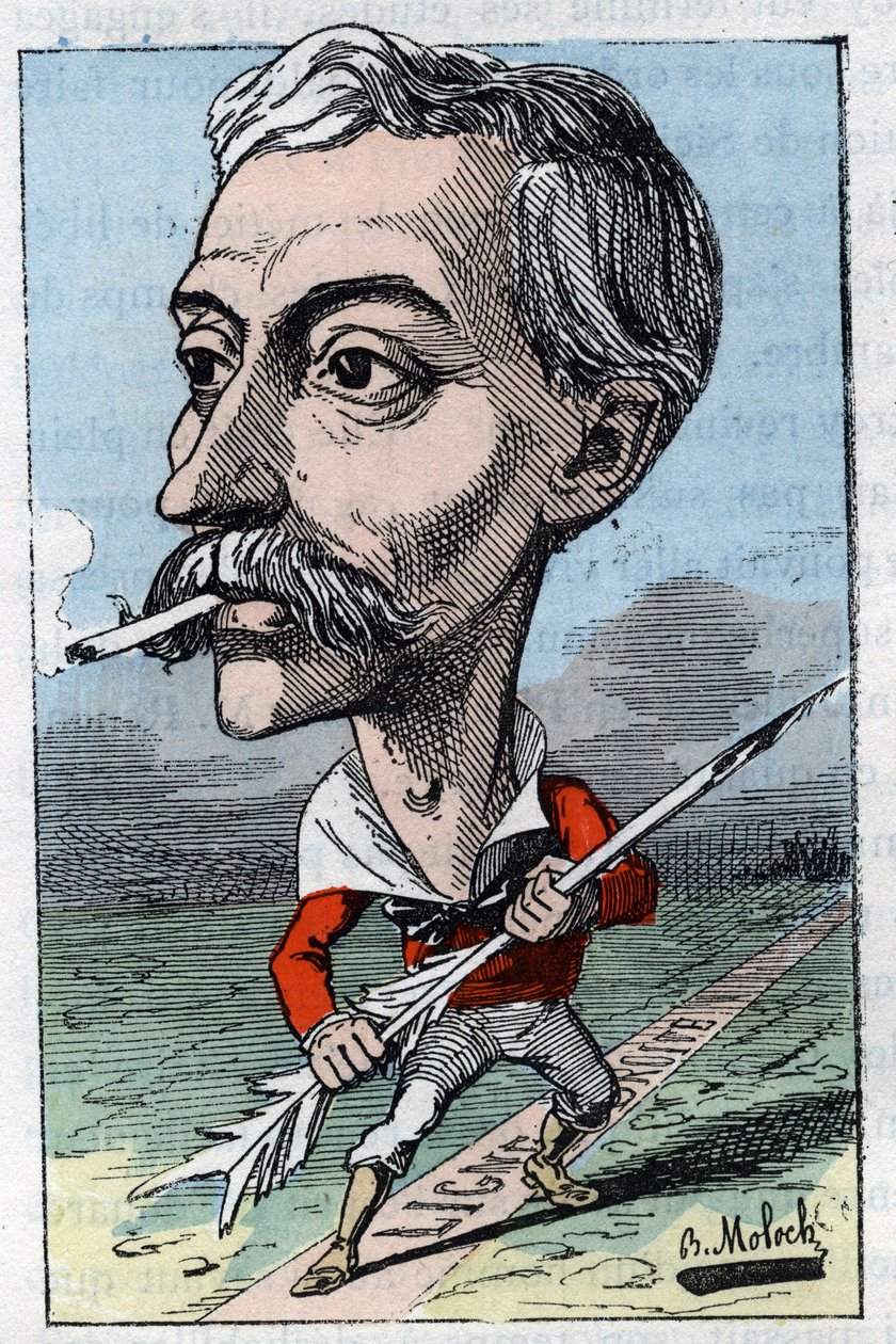 Portrett av Edouard Lockroy (1838-1913), fransk politiker. av Moloch