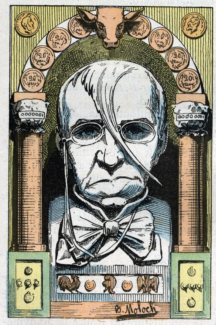 Portrett av Emile de Girardin, fransk journalist, publisist og politiker 1806-1881 av Moloch