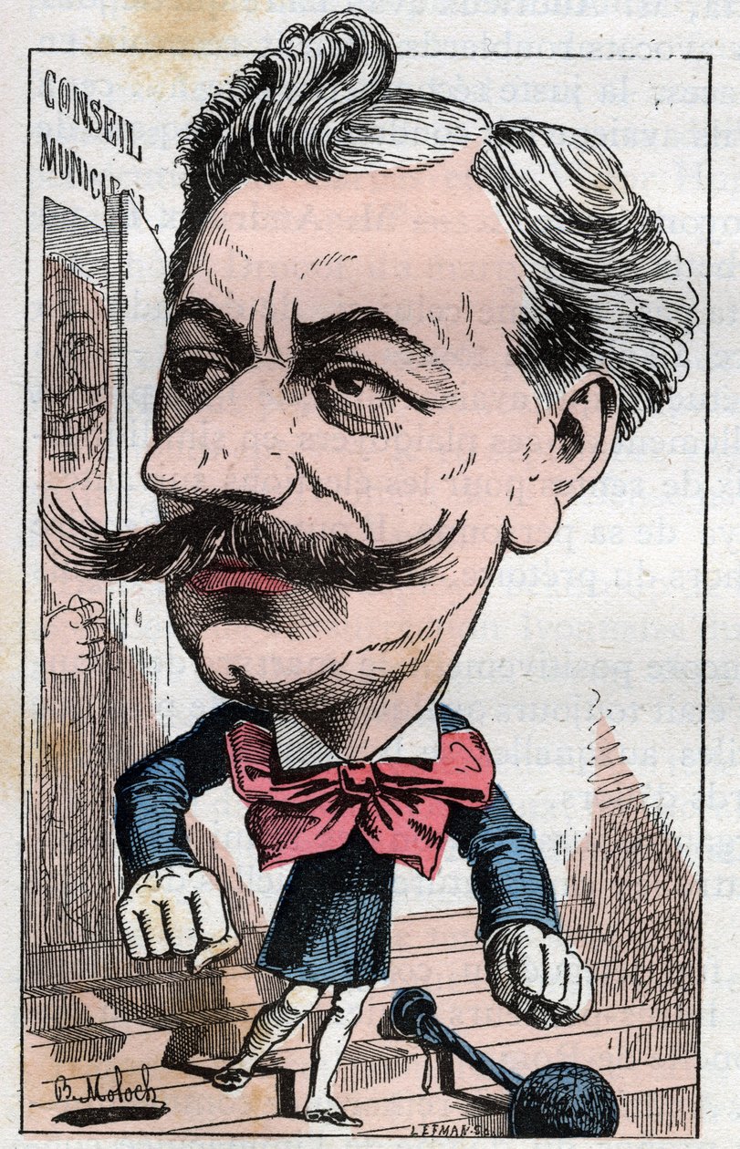 Portrett av Louis Andrieux (1840-1931), fransk advokat og politiker av Moloch
