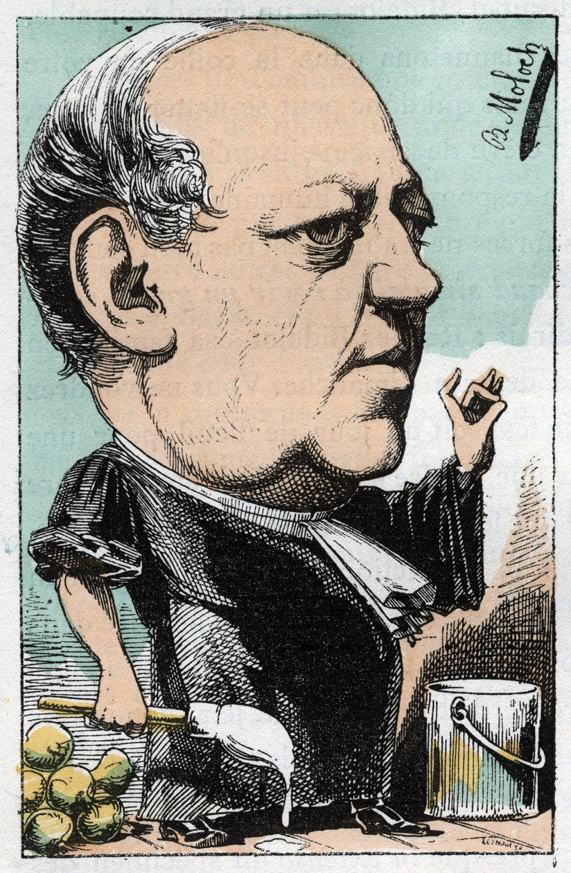 Portrett av Maître Charles Lachaud (1817-1882), fransk advokat av Moloch