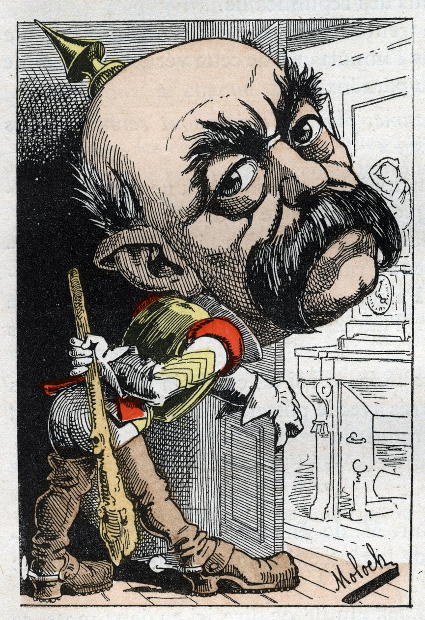 Portrett av Otto Von Bismarck (1815-1898) kansler i Preussen av Moloch