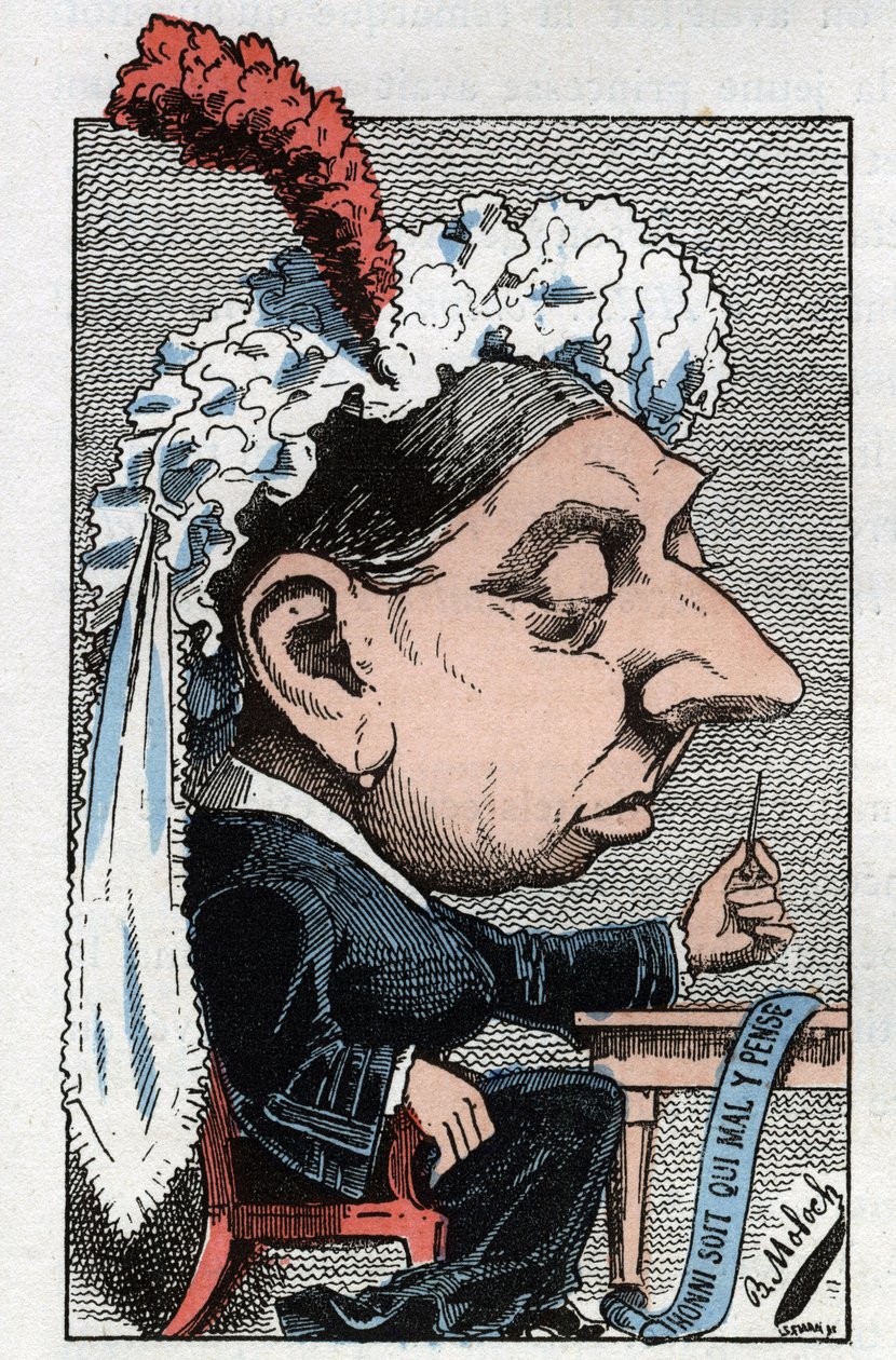 Portrett av Victoria Iere, dronning av England (1819-1901) av Moloch