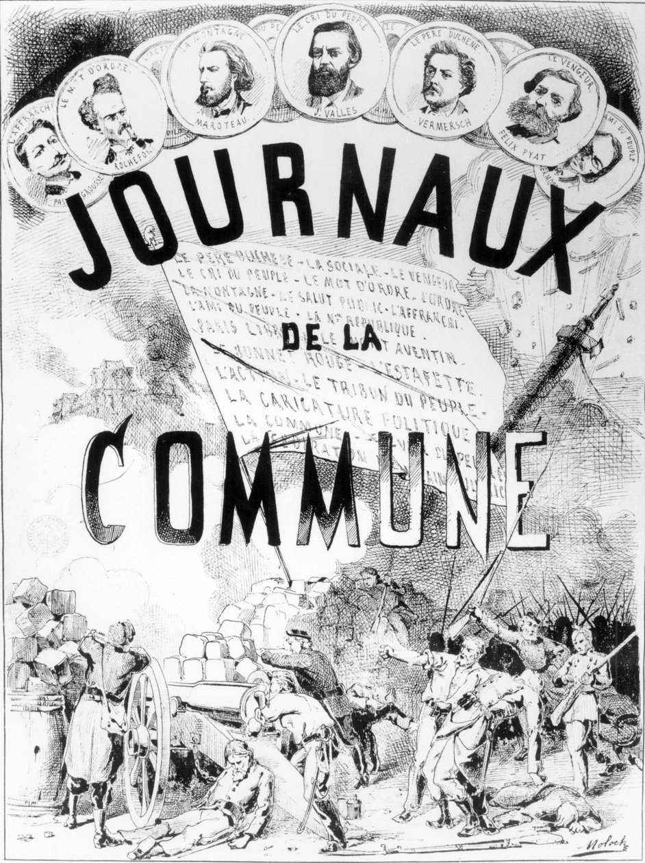 Aviser fra kommunen i Paris, 1870-71 av Moloch