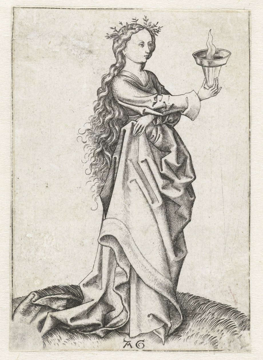 The Third Wise Virgin Five Wise and Five Foolish Virgins (serietittel) av Monogrammist AG
