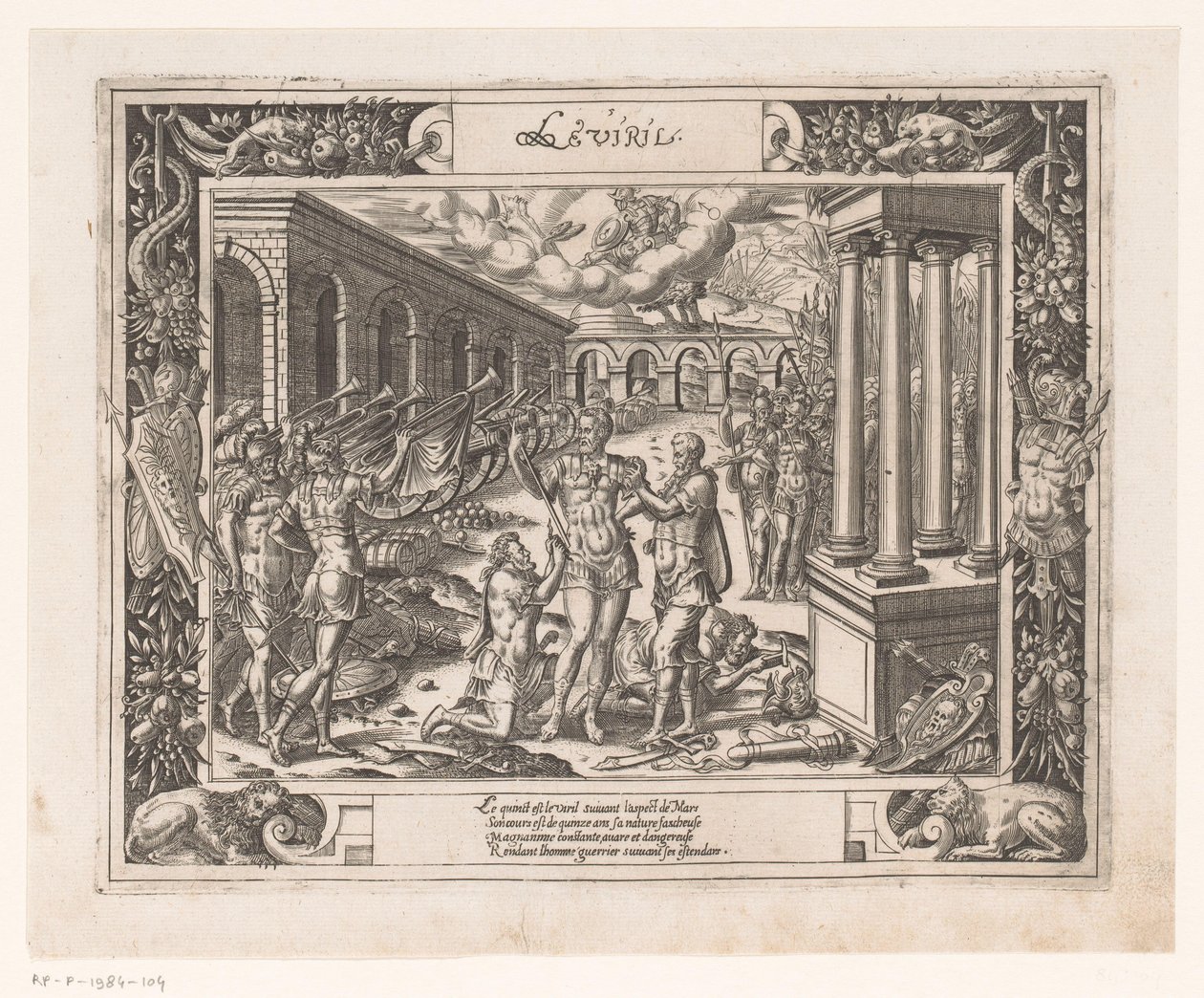 Middelalder under påvirkning av Mars Le Viril (tittel på objekt) Seven Ages of Man (serietittel) Les Figvres Et Povrtraictz Des Sept Aages De L