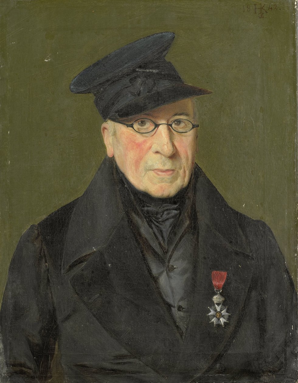 Pieter Janson (1765-1851). Maler og etser, major av Cussiers ute av drift av Monogrammist HK (Nederland)