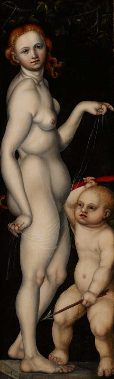 Venus og Amor, ca. 1529 av Monogrammist H. B.