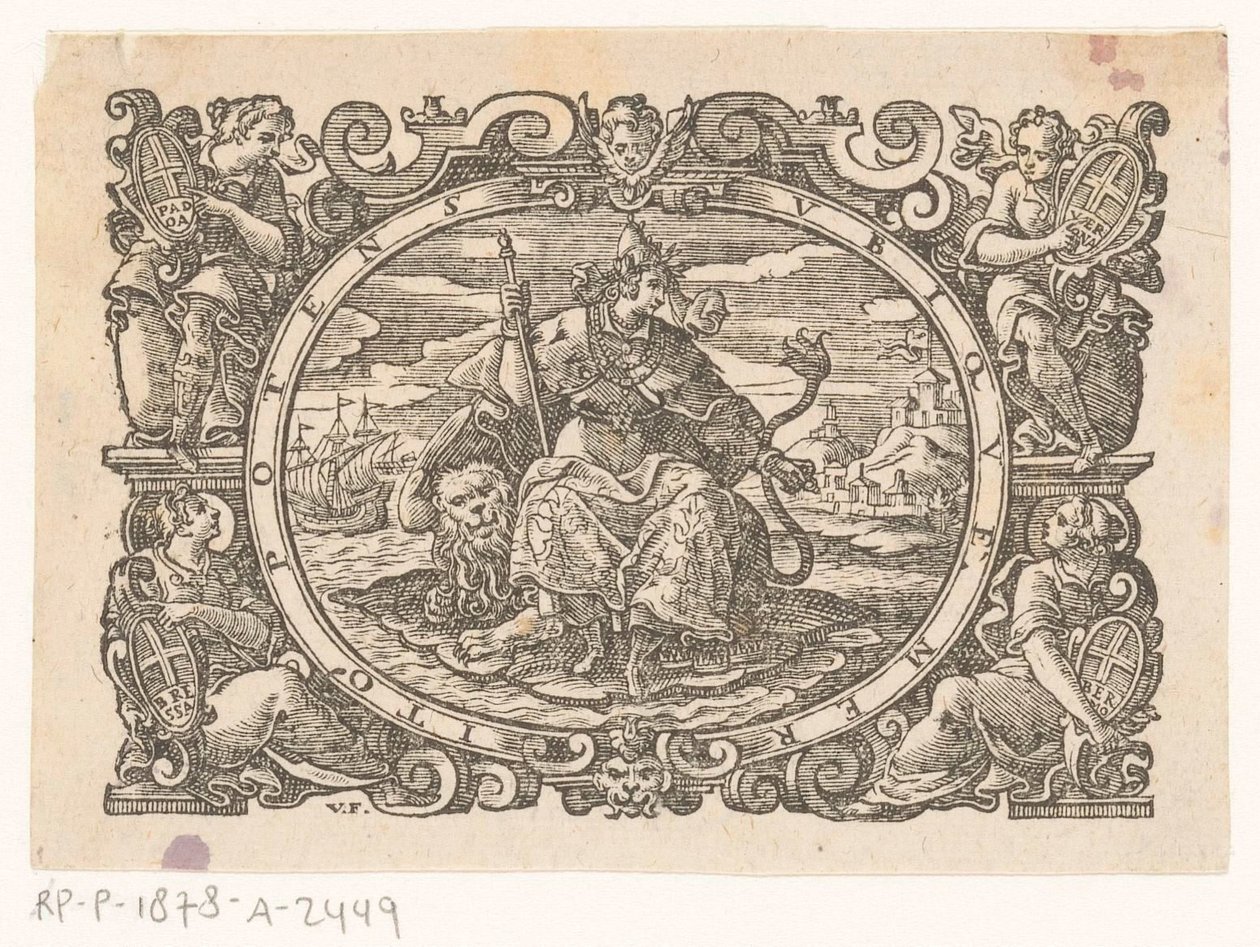 Byjomfru av Venezia av Monogrammist VF (graveur)