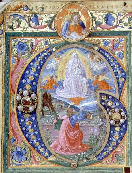 f.106v Historikert initial 