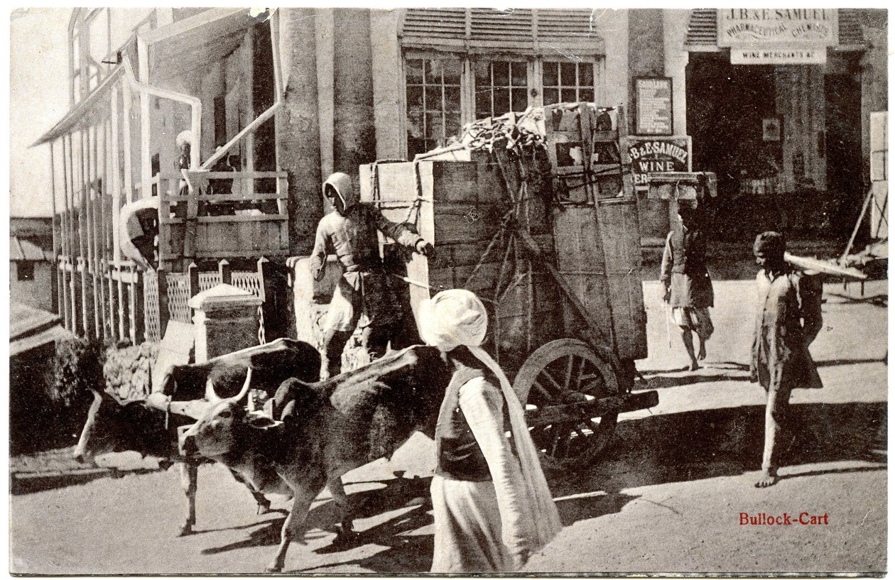 Bullock-Cart, ca. 1900-20 av Moorli Dhur and Sons