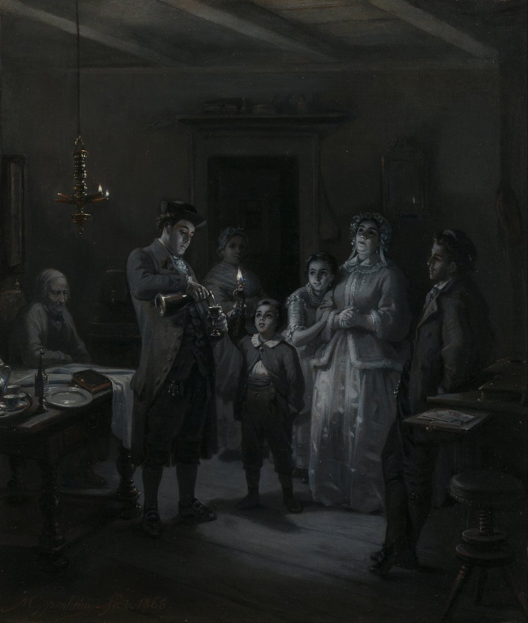 Konklusjonen om sabbaten (Sabbath-Ausgang) av Moritz Daniel Oppenheim