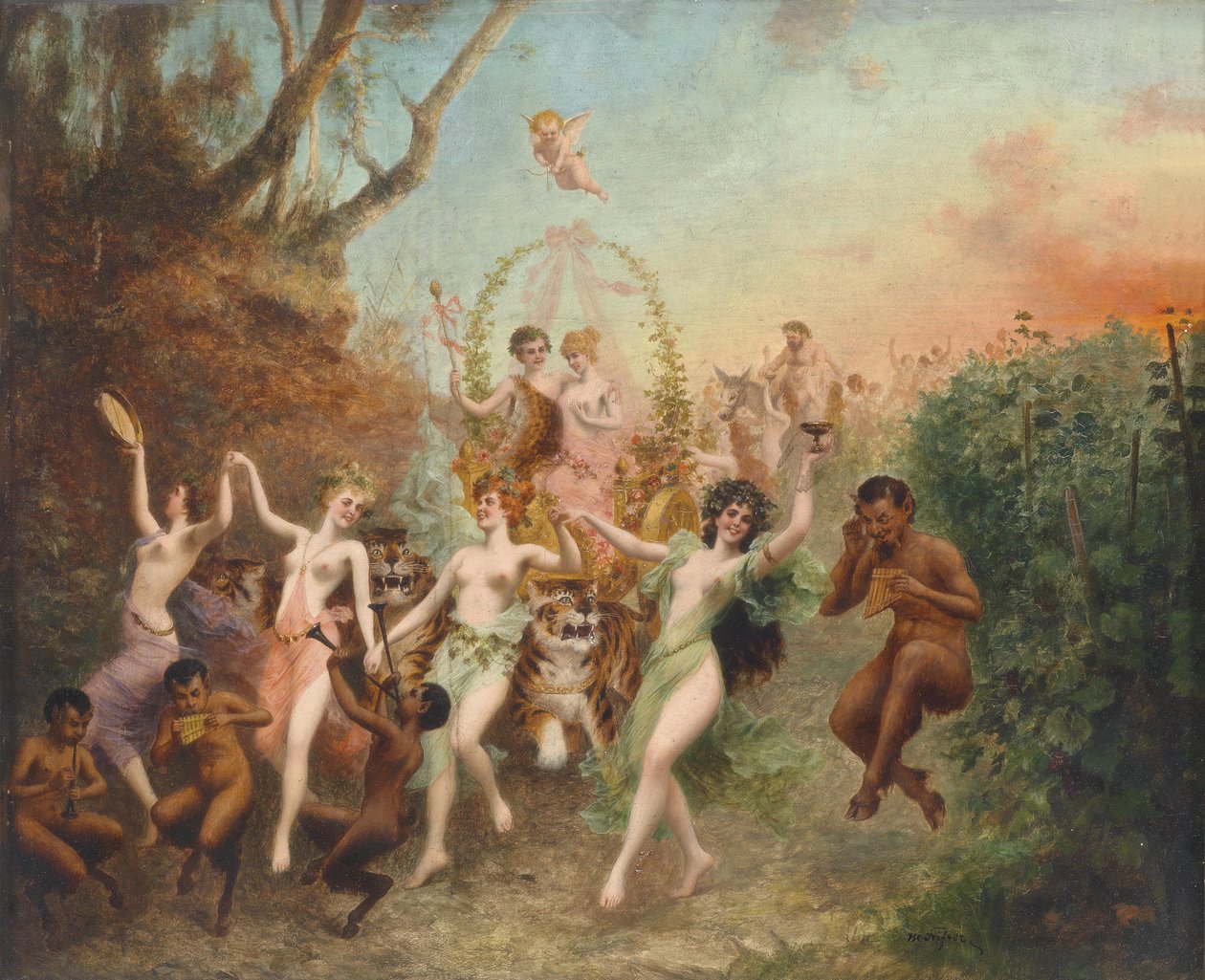 Fauns og nymfernes festival av Moritz Stifter
