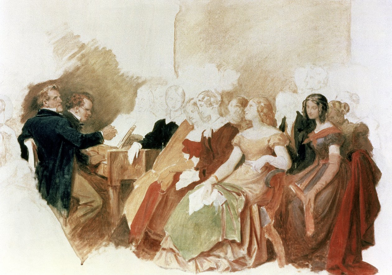 Study for An Evening at Baron von Spaun