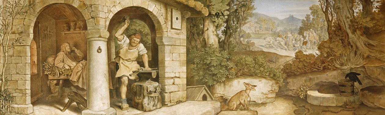 Smeden av Ruhla, ca. 1854-55 (se også 311142) av Moritz Ludwig von Schwind