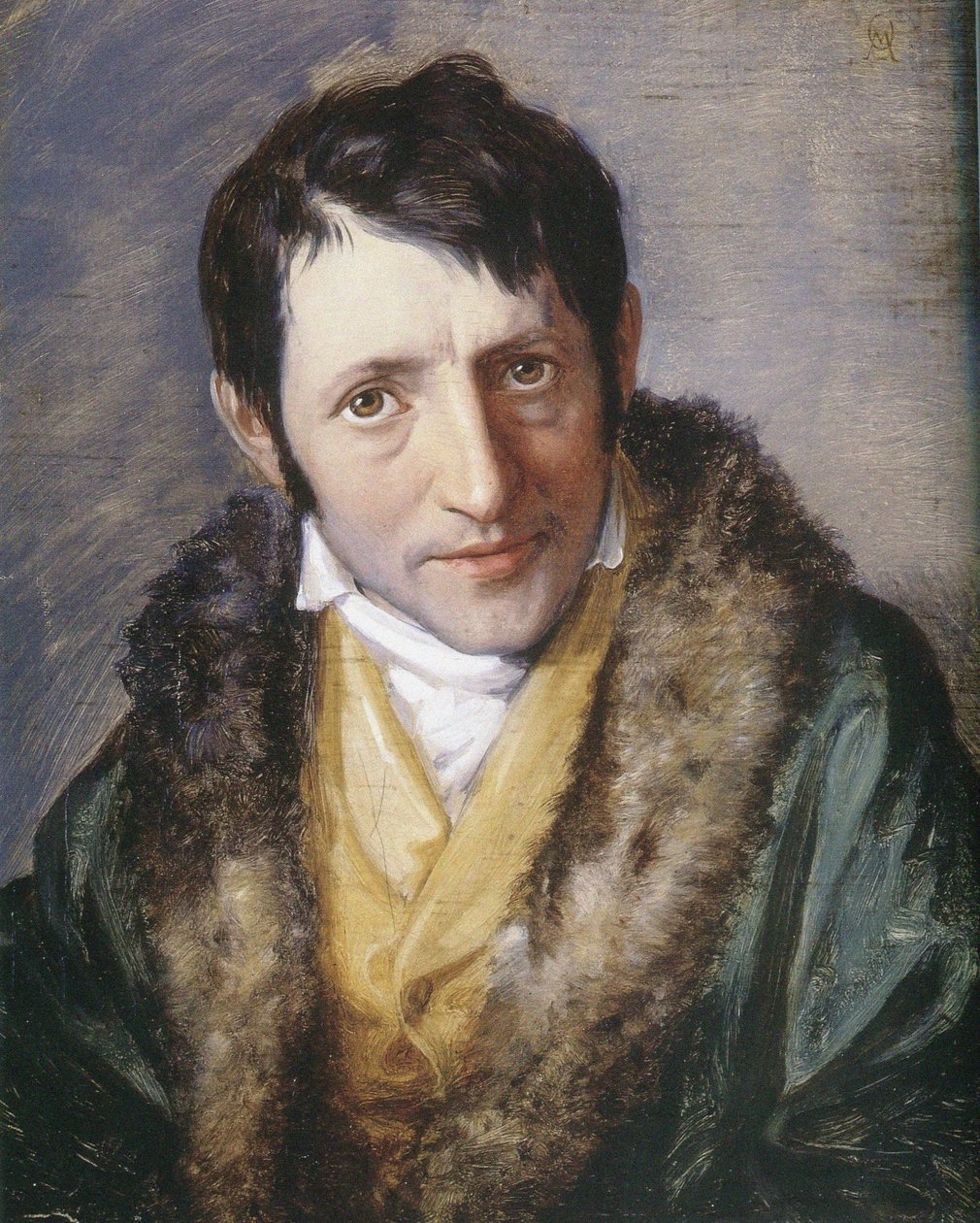 Portrett av Carl Ludwig Börne 1786-1837, 1833. av Moritz Daniel Oppenheim